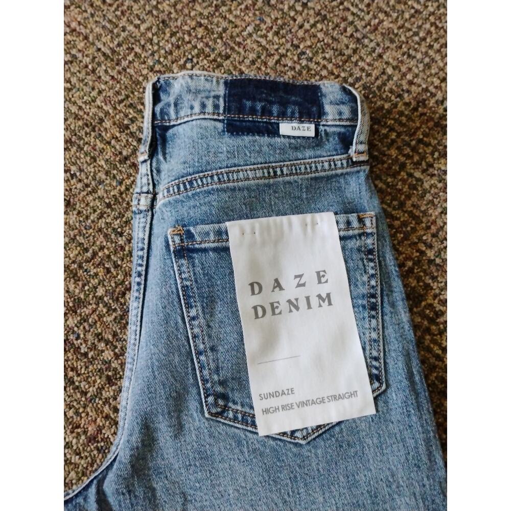Daze Sundaze Brooklyn Straight Jeans Womens Size 24 Waist NWT - Picture 3 of 8